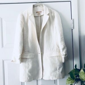 LINEN FRESH BLAZER MICHAEL KORS JACKET SIZE 6